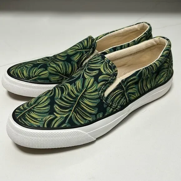 Keds X Rifle Paper Co. Palms Slip On Sneakers - Sz 7.5 - Picture 2 of 7